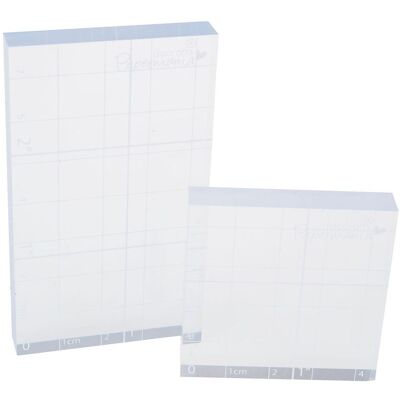 Papermania Acrylblock 2er-Set Papermania Acrylblock 2er-Set