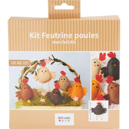Artemio Filz-Set "Hühner"
