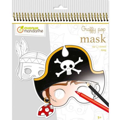 My Mandarine Maskenmalbuch Graffy Pop "Jungen" My Mandarine Maskenmalbuch Graffy Pop "Jungen"