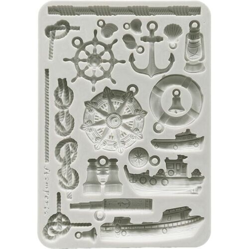 Stamperia Silikonform A5 "Silent Sea - Rudders & Boats"
