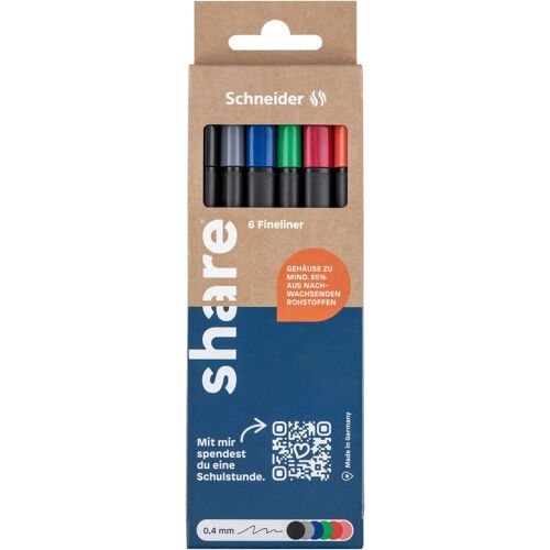 share Fineliner, 6er-Set