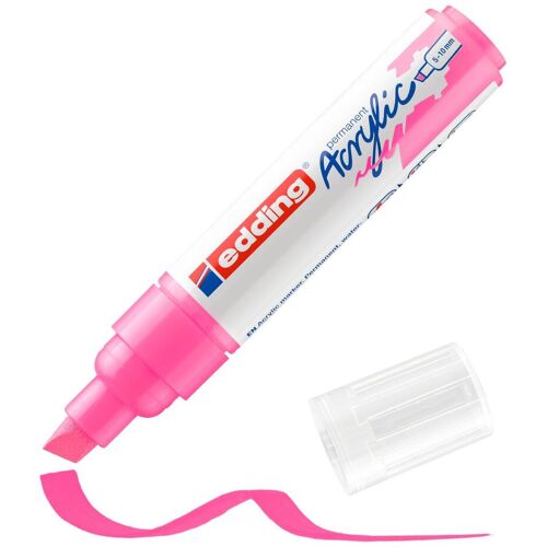 edding 5000 Acrylic "Acrylmarker - Breit" - Neon-Pink