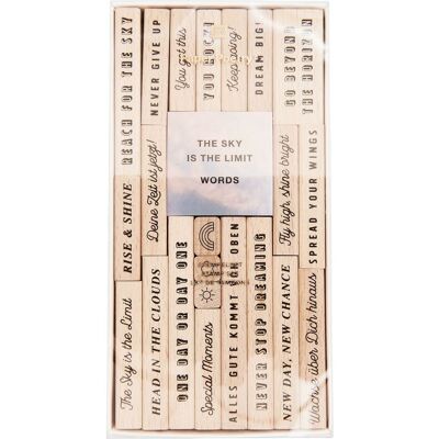 Rico Design XL Stempel-Set "The Sky is the Limit" Rico Design XL Stempel-Set "The Sky is the Limit"