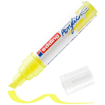 edding 5000 Acrylic "Acrylmarker - Breit" - Neon-Gelb edding 5000 Acrylic "Acrylmarker - Breit" - Neon-Gelb