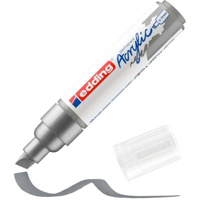 edding 5000 Acrylic "Acrylmarker - Breit" - Silber edding 5000 Acrylic "Acrylmarker - Breit" - Silber