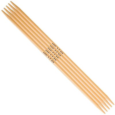 addiNature Nadelspiel, Bambus, 20 cm - Stärke 5 addiNature Nadelspiel, Bambus, 20 cm - Stärke 5