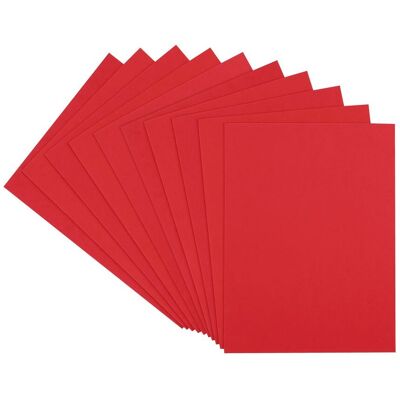 VBS Moosgummi, 2 mm, 10 Stück - Rot VBS Moosgummi, 2 mm, 10 Stück - Rot