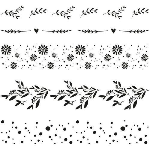 Rayher Clear Stamps "Blumenmotive"