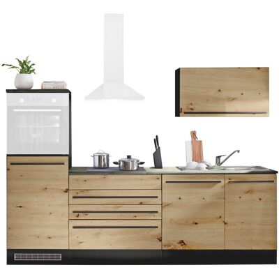 Yourkitchen Küchenblock 260 OHNE E-Geräte JAZZ, Eiche Artisan,... - Eiche Artisan Yourkitchen Küchenblock 260 OHNE E-Geräte JAZZ, Eiche Artisan,... - Eiche Artisan