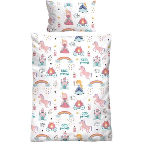 Biberna Baby Bettwäsche LITTLE PRINCESS, Baumwolle