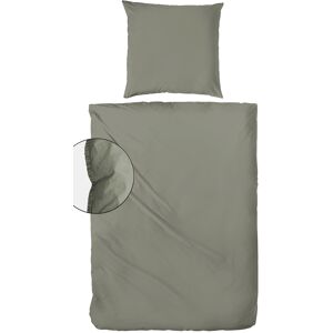 PRIMERA Stone-Washed Flanell Bettwäsche - Bettbezug, Kissenbezug, Grün PRIMERA Stone-Washed Flanell Bettwäsche - Bettbezug, Kissenbezug, Grün