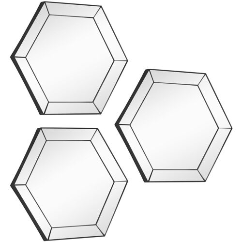 XORA 3er Spiegel-Set ALEXA, Kunststoff