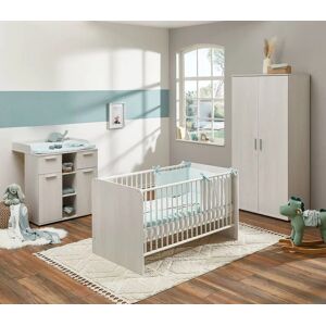 MyBaby Babyzimmer CHICO, Holznachbildung - Weiß