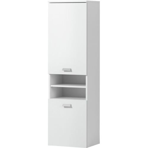 Stylife Hochschrank MONA, Holznachbildung - Weiß