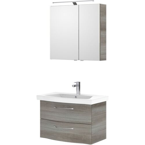 Pelipal Badblock SERIE 6005 SPRINT, Graphit, Holznachbildung - Graphit