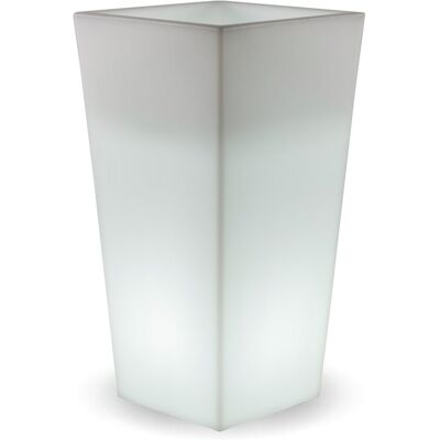 Moovere 50cm Rechteckiger Pflanzkübel mit LED-Beleuchtung - Innen/Außen Moovere 50cm Rechteckiger Pflanzkübel mit LED-Beleuchtung - Innen/Außen