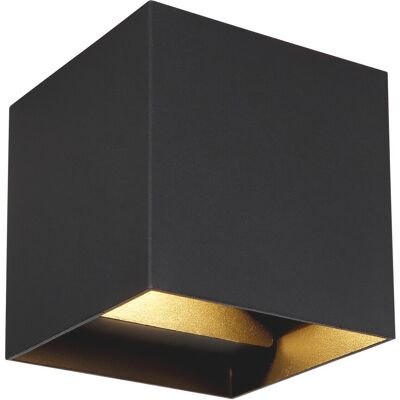 Globo Lighting Schwarze Aluminium-Außenleuchte - 10cm x 10cm x 10cm - Außenleuchte Globo Lighting Schwarze Aluminium-Außenleuchte - 10cm x 10cm x 10cm - Außenleuchte