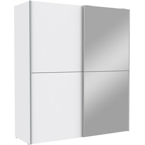 Z2 Schwebetürenschrank 2-türig WHITE KISS, Holznachbildung