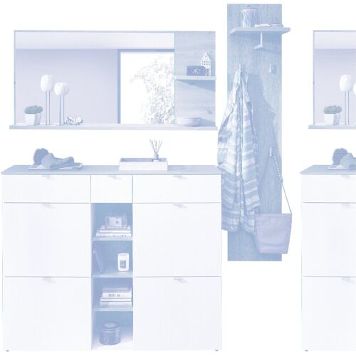 XORA Garderoben-Set BARI, Holznachbildung