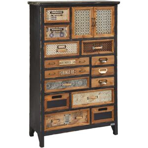 IKEA Mehrfarbige Kommode - 14 Schubladen Vintage Möbel IKEA Mehrfarbige Kommode - 14 Schubladen Vintage Möbel