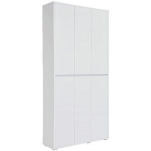 Xora Schuhschrank - 100x210x34 cm - Weiß Xora Schuhschrank - 100x210x34 cm - Weiß