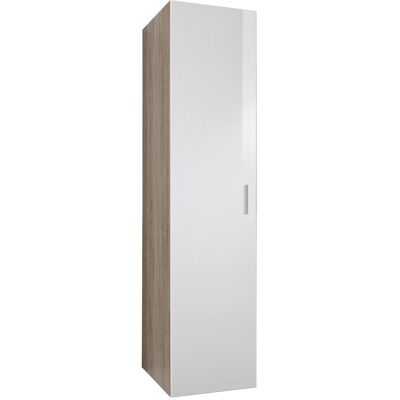 Xora Kleiderschrank 30x185x40cm Weiß Duba - Wardrobe Xora Kleiderschrank 30x185x40cm Weiß Duba - Wardrobe