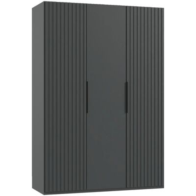 WIMEX Andorra Kleiderschrank - 3 Türen, Verstellbare Regale, Modernes Design WIMEX Andorra Kleiderschrank - 3 Türen, Verstellbare Regale, Modernes Design