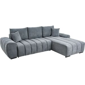 Z2 Ecksofa BARCA, Webstoff - Grau