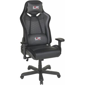 Game-Rocker Gaming Stuhl GAME-ROCKER, schwarz, Microfaser - schwarz Game-Rocker Gaming Stuhl GAME-ROCKER, schwarz, Microfaser - schwarz