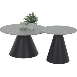 Hela Dustin Runder Marmortisch 2er Set - Couchtisch Hela Dustin Runder Marmortisch 2er Set - Couchtisch