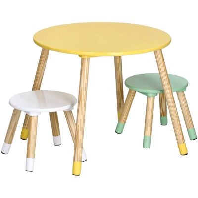 Zeller Present Kinder-Sitzgarnitur 3-tlg., multicolour, MDF - multicolour Zeller Present Kinder-Sitzgarnitur 3-tlg., multicolour, MDF - multicolour