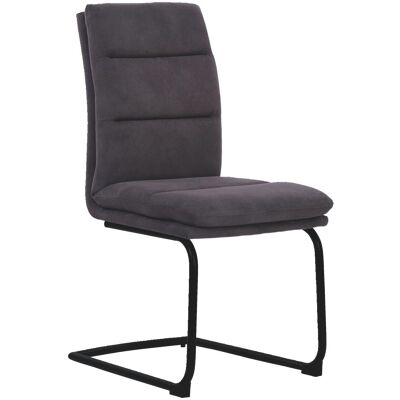 Cantus Schlanker Stuhl - Mikrofaser Esszimmer - Grau Cantus Schlanker Stuhl - Mikrofaser Esszimmer - Grau