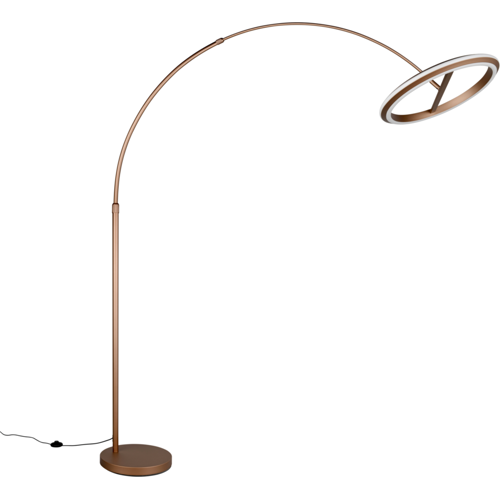 Trio Leuchten LED-Bogenleuchte AMADOR, Coffee, Metall - Coffee