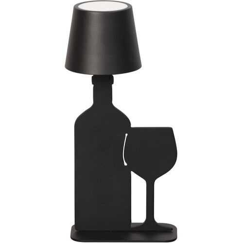 Fischer & Honsel Fischer & Honsel Akku-Tischleuchte METALGLOW, Metall