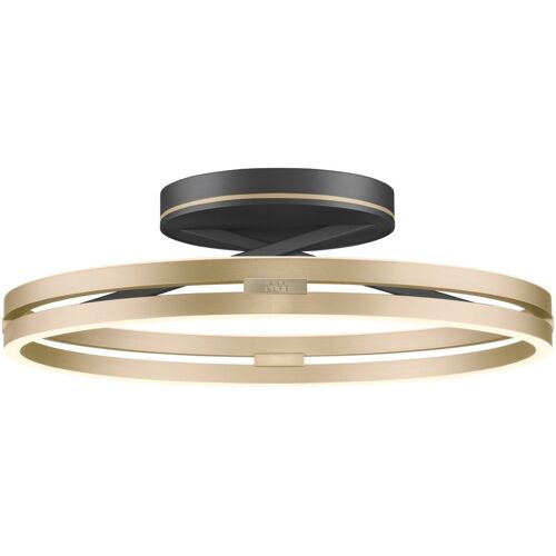 Neuhaus Pure Deckenleuchte PURE LOOP, schwarz gold, Aluminium - schwarz gold