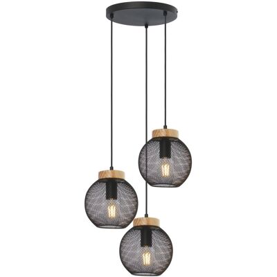 Globo Lighting Pablo Hängeleuchte - Schwarz - Metall - 44cm - E27 - Deckenlampe Globo Lighting Pablo Hängeleuchte - Schwarz - Metall - 44cm - E27 - Deckenlampe
