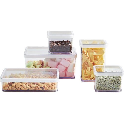 rotho Vorratsdosenset 5-tlg. LOFT, Kunststoff