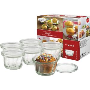 Weck Einmachglas - Transparentes Glasset für Desserts & Konserven Weck Einmachglas - Transparentes Glasset für Desserts & Konserven