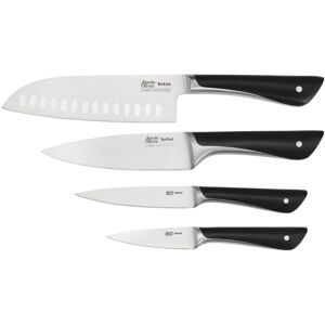 Tefal Jamie Oliver 4er Messerset JO, schwarz/ silber, Edelstahl - schwarz/ silber Tefal Jamie Oliver 4er Messerset JO, schwarz/ silber, Edelstahl - schwarz/ silber