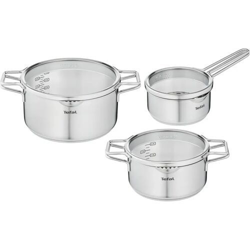 Tefal Topfset 6-tlg., Edelstahl - Grau