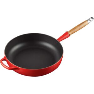 LE CREUSET Sautèpfanne 28 cm Kirschrot SIGNATURE, Gusseisen - Rot