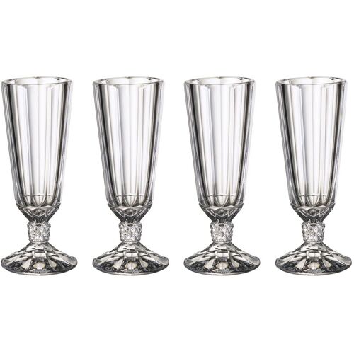Villeroy & Boch Villeroy & Boch 4er-Sektkelch-Set OPERA, Kristallglas
