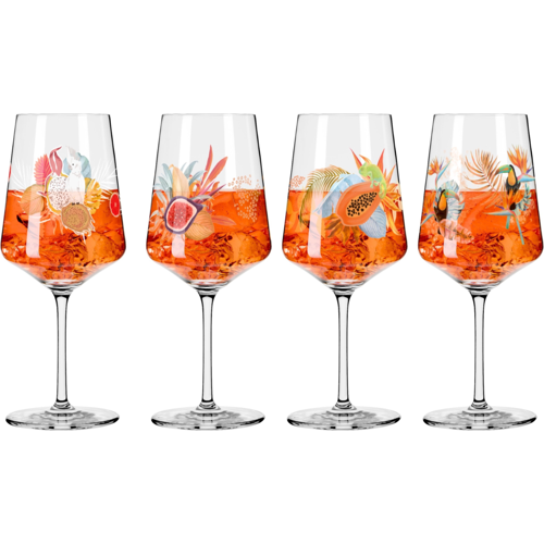 Ritzenhoff Aperizzo 4er-Set SOMMERRAUSCH, Kristallglas
