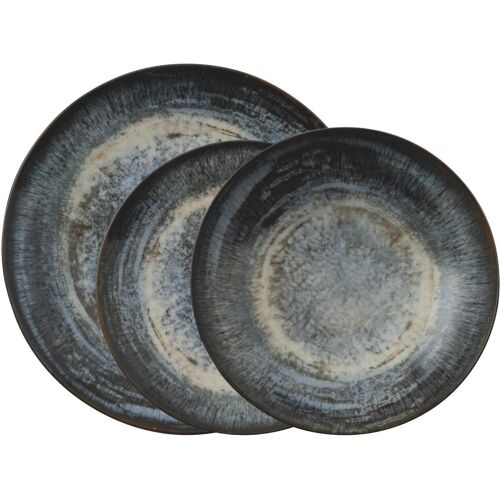 Arthur Krupp Tellerset 12-tlg. Galaxy Neptune, Steinzeug