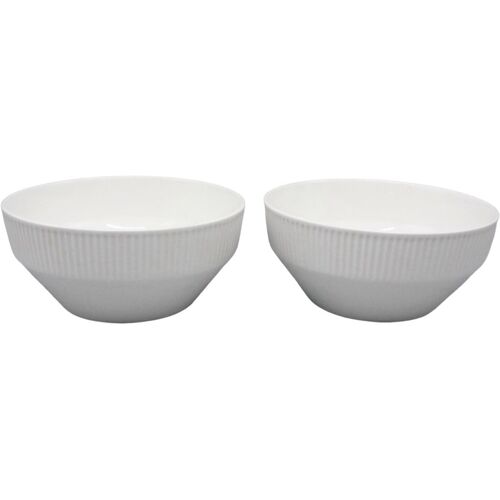 Dieter Knoll Schüsselset 2-tlg., Porzellan - Weiß
