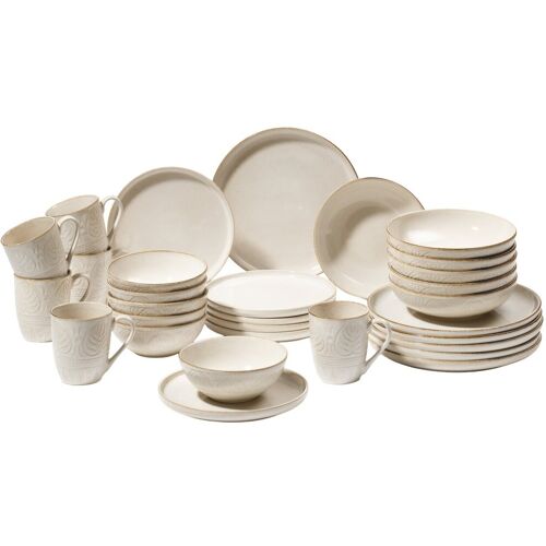Ritzenhoff & Breker Ritzenhoff & Breker Kombiservice 30-tlg. OLIVIA OMARA, Steingut
