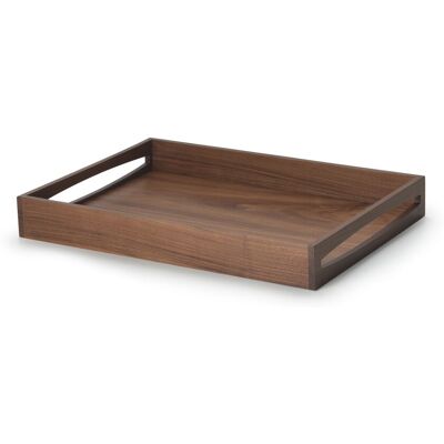 Continenta Walnuss-Serviertablett - 49x35 cm - Elegant & Langlebig Continenta Walnuss-Serviertablett - 49x35 cm - Elegant & Langlebig