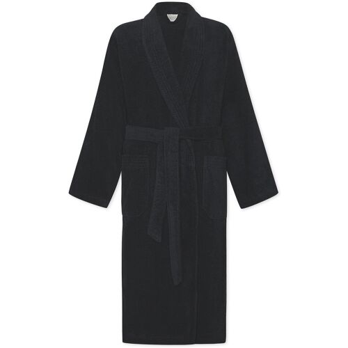 MÖVE Bademantel Schalkragen S HOMEWEAR BASIC, Baumwolle