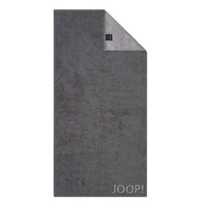 JOOP! Handtuch 50x100 DOUBLEFACE CLASSIC, Baumwolle - Schwarz