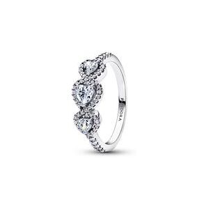 Pandora Timeless Trinity Halo-Ring für Damen, Sterlingsilber Pandora Timeless Trinity Halo-Ring für Damen, Sterlingsilber